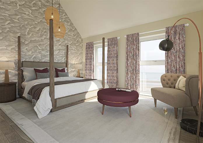 Acer, Mauve - Made to Measure Curtain - Image 8